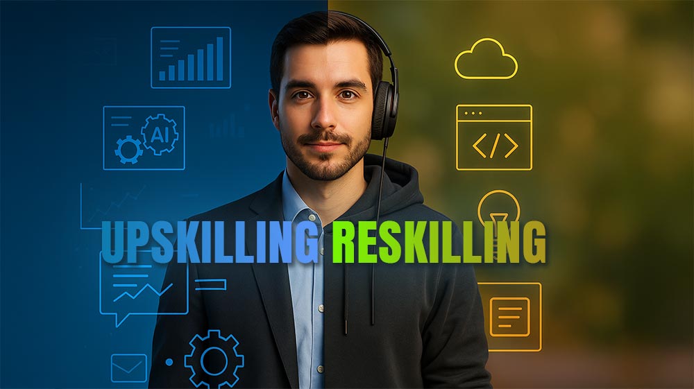 Upskilling y reskilling Profesional en proceso de upskilling y reskilling